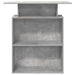 Birou de recepție Gri beton 100x40x104 cm Lemn prelucrat - WALTI WALTI