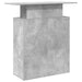 Birou de recepție Gri beton 100x40x104 cm Lemn prelucrat - WALTI WALTI