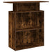 Birou de recepție stejar afumat 100x40x104 cm lemn prelucrat - WALTI WALTI