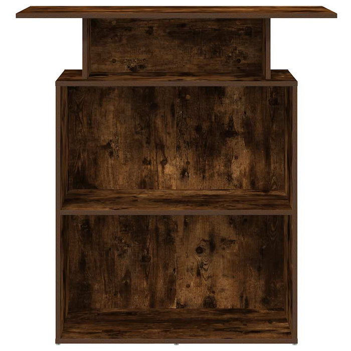 Birou de recepție stejar afumat 100x40x104 cm lemn prelucrat - WALTI WALTI