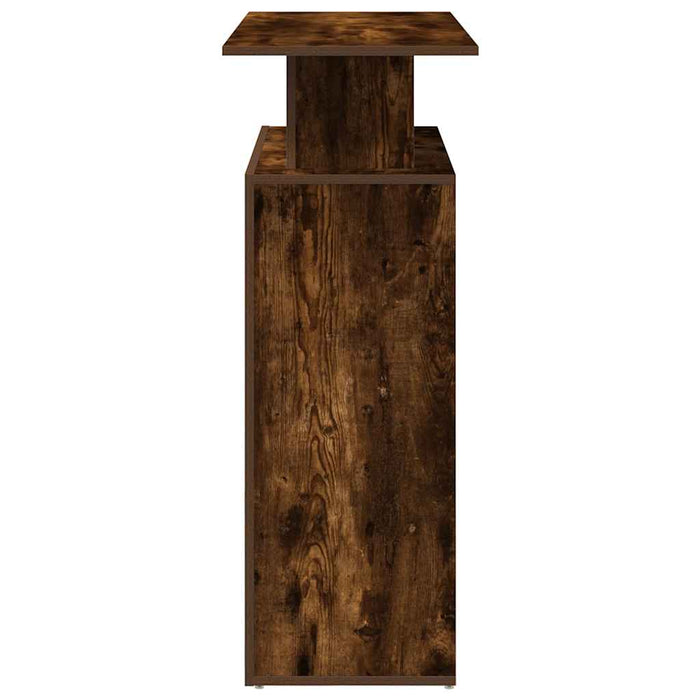 Birou de recepție stejar afumat 100x40x104 cm lemn prelucrat - WALTI WALTI