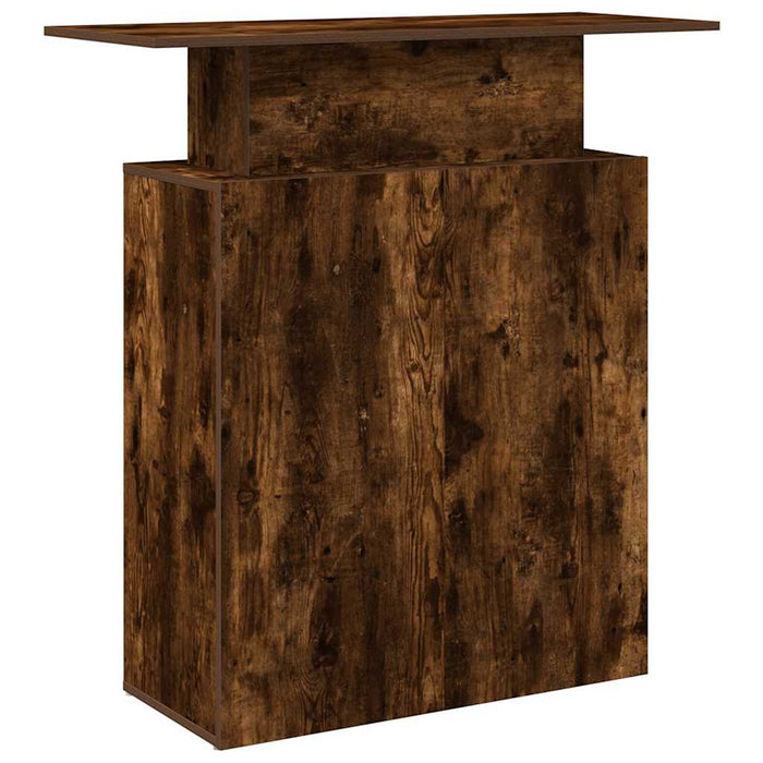 Birou de recepție stejar afumat 100x40x104 cm lemn prelucrat - WALTI WALTI