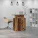 Birou de recepție Lemn vechi 100x40x104 cm Lemn prelucrat - WALTI WALTI