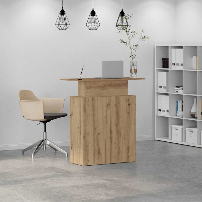 Birou de recepție Stejar Artisan 100x40x104 cm Lemn prelucrat - WALTI WALTI