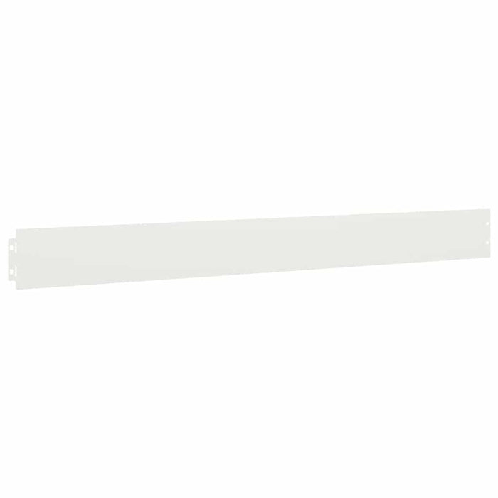 Borduri de gazon 10 buc Alb 10x103 cm Oțel laminat la rece - WALTI WALTI