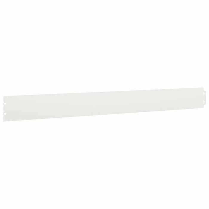 Borduri de gazon 10 buc Alb 10x103 cm Oțel laminat la rece - WALTI WALTI