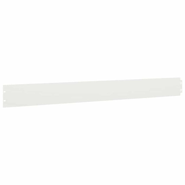 Borduri de gazon 50 buc Alb 10x103 cm Oțel laminat la rece - WALTI WALTI