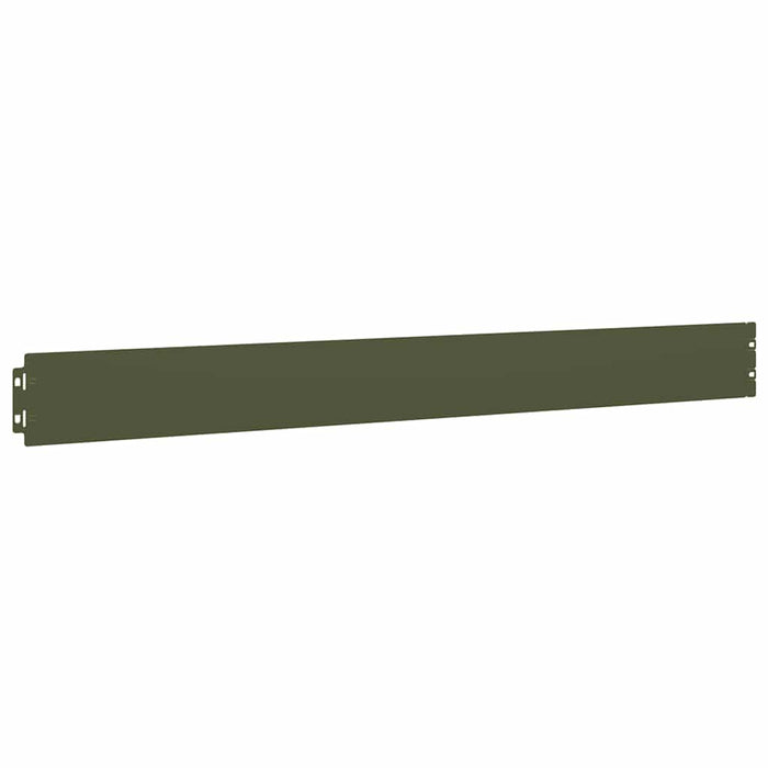 Borduri de gazon 50 buc Verde olive Oțel laminat la rece - WALTI WALTI