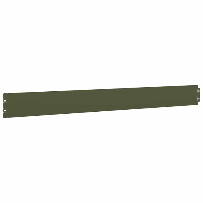 Borduri de gazon 50 buc Verde olive Oțel laminat la rece - WALTI WALTI