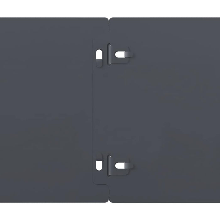 Borduri de gazon 10 buc Antracit 15x103 cm Oțel laminat la rece - WALTI WALTI
