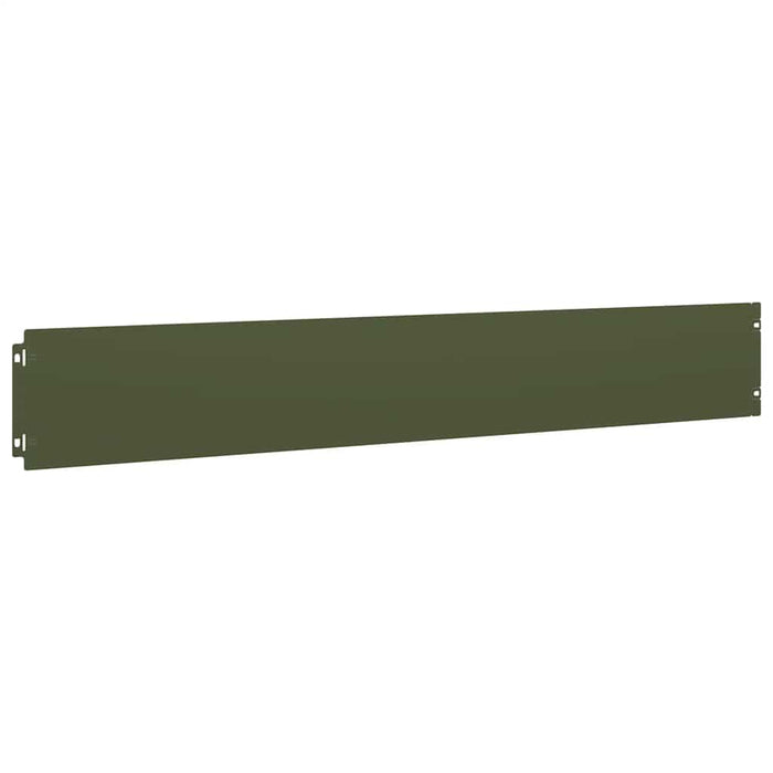 Borduri de gazon 10 buc Verde olive Oțel laminat la rece - WALTI WALTI