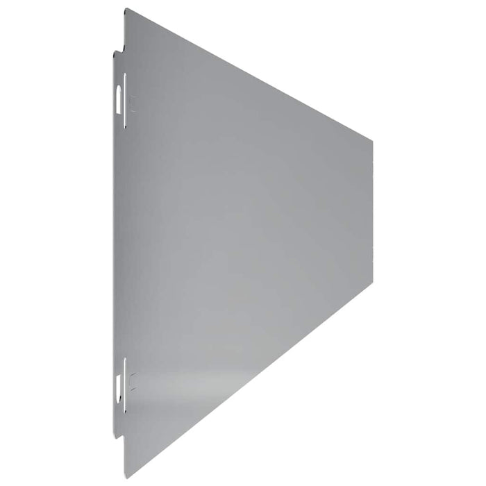 Borduri de gazon 10 buc 15x103 cm Oțel galvanizat - WALTI WALTI
