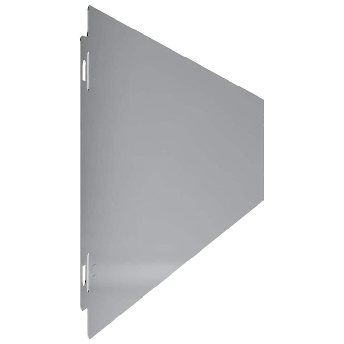 Borduri de gazon 50 buc 15x103 cm Oțel galvanizat - WALTI WALTI