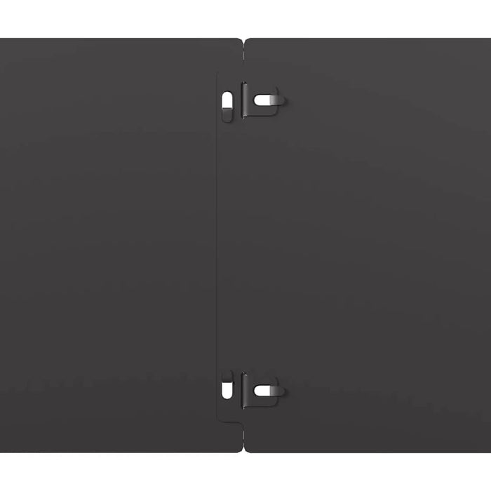 Borduri de gazon 10 buc Negru 20x103 cm Oțel laminat la rece - WALTI WALTI
