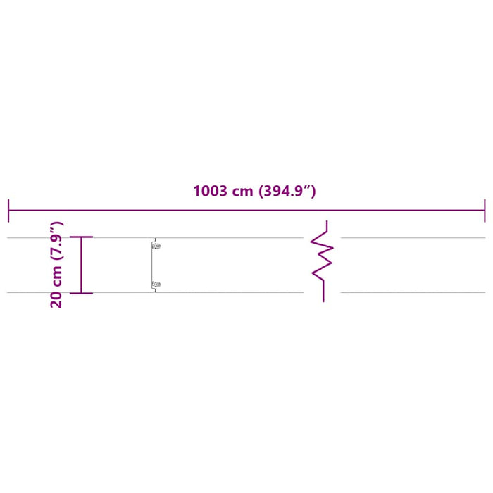 Borduri de gazon 10 buc Negru 20x103 cm Oțel laminat la rece - WALTI WALTI