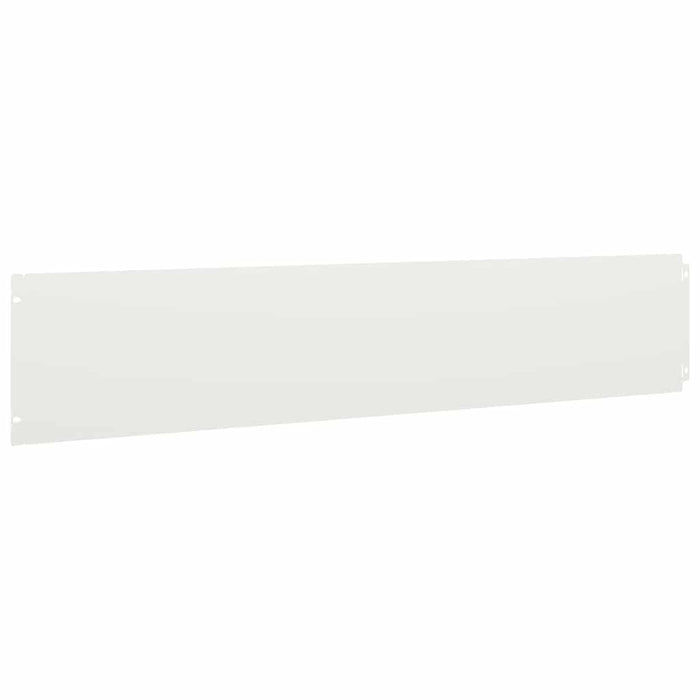Borduri de gazon 10 buc Alb 20x103 cm Oțel laminat la rece - WALTI WALTI