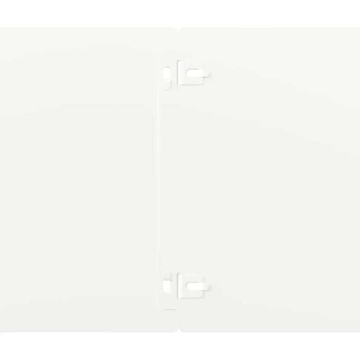 Borduri de gazon 10 buc Alb 20x103 cm Oțel laminat la rece - WALTI WALTI