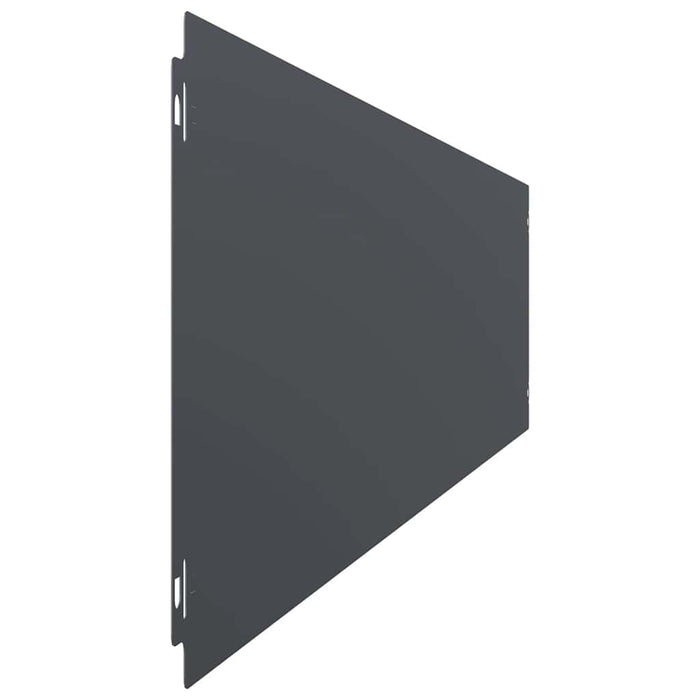 Borduri de gazon 10 buc Antracit 20x103 cm Oțel laminat la rece - WALTI WALTI