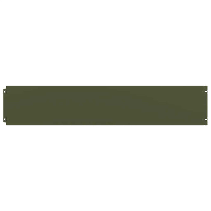 Borduri de gazon 10 buc Verde olive Oțel laminat la rece - WALTI WALTI