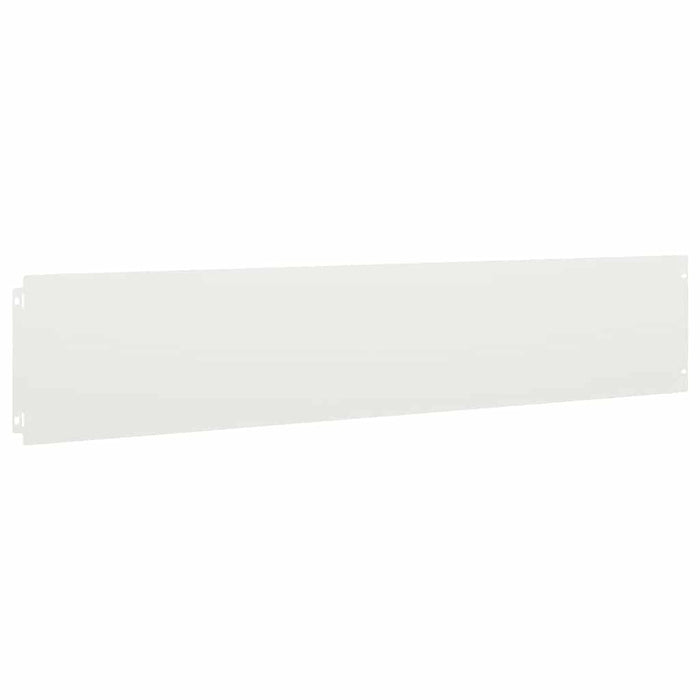 Borduri de gazon 30 buc Alb 20x103 cm Oțel laminat la rece - WALTI WALTI
