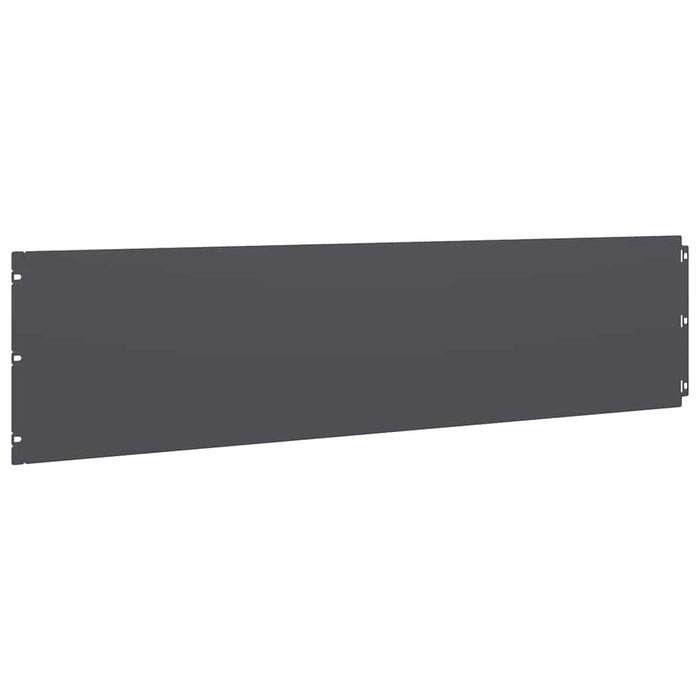 Borduri de gazon 10 buc Antracit 25x103 cm Oțel laminat la rece - WALTI WALTI