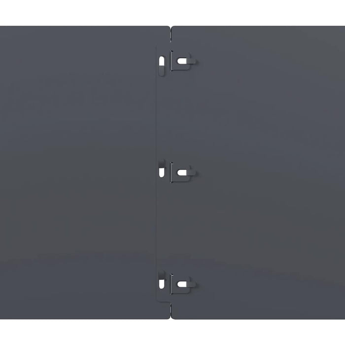 Borduri de gazon 10 buc Antracit 25x103 cm Oțel laminat la rece - WALTI WALTI