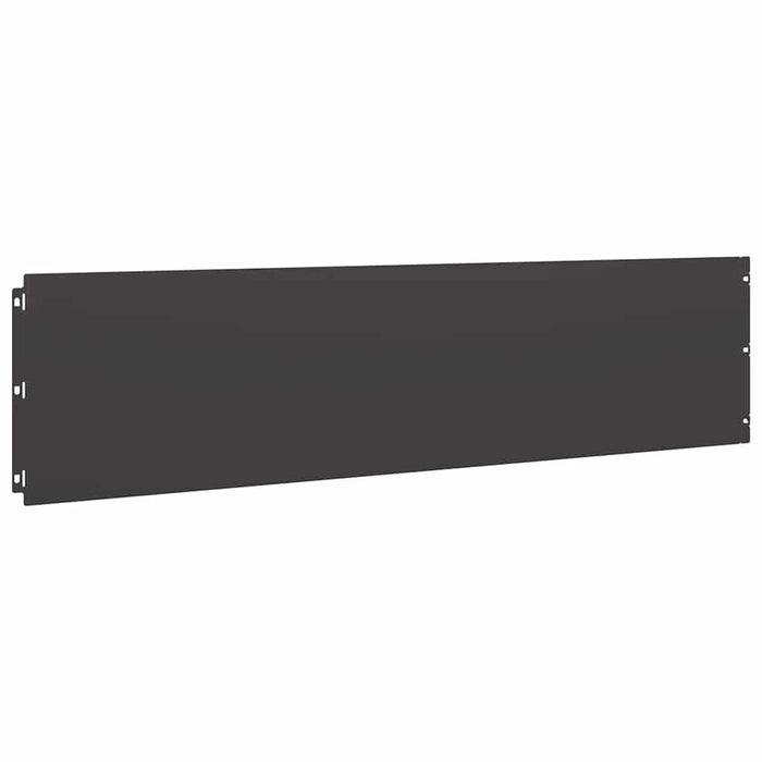 Borduri de gazon 20 buc Negru 25x103 cm Oțel laminat la rece - WALTI WALTI