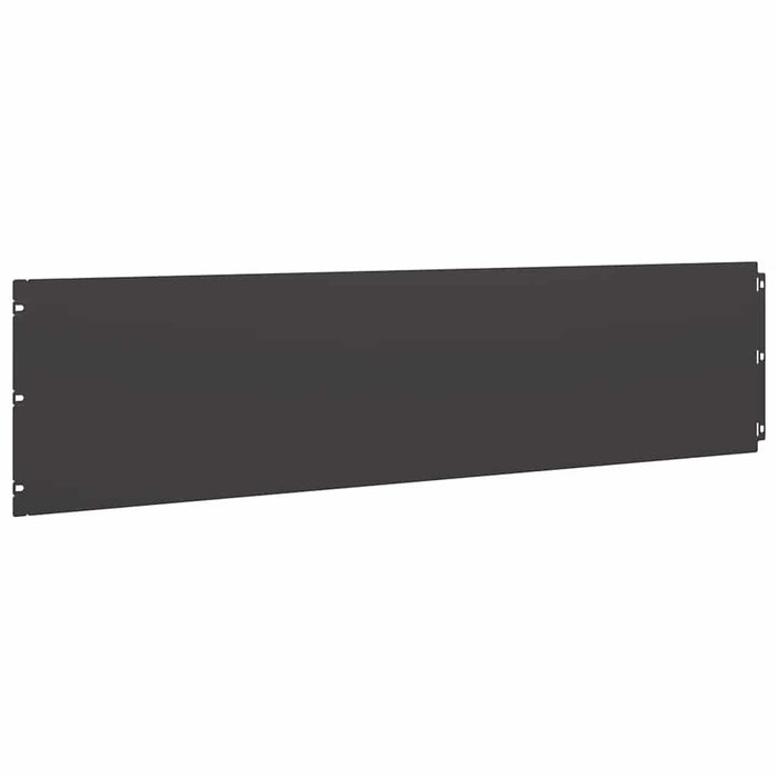 Borduri de gazon 20 buc Negru 25x103 cm Oțel laminat la rece - WALTI WALTI