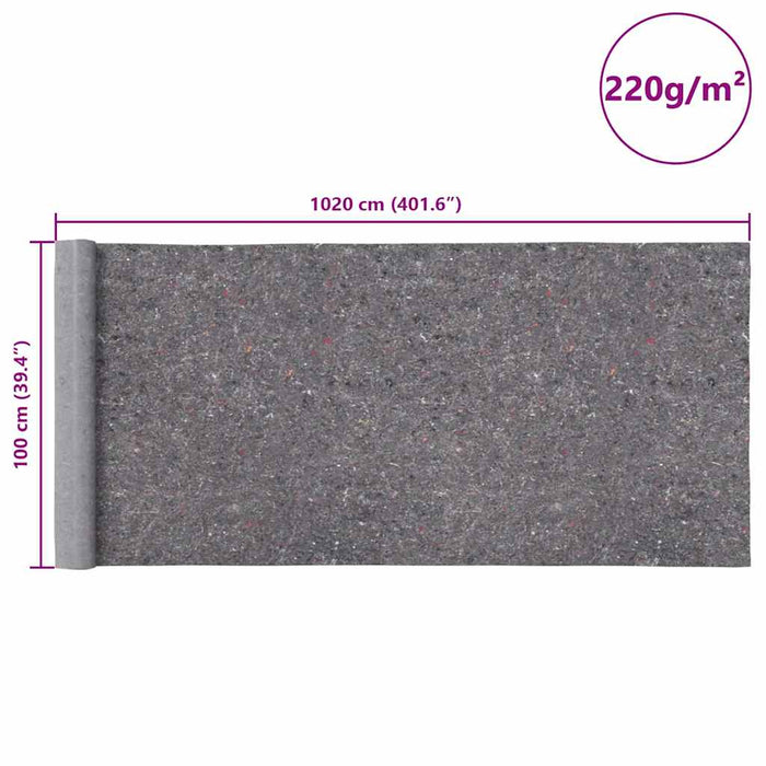 Lâne antiderapante pentru vopsitori 2 buc 10 m 220 g/m² Gri - WALTI WALTI