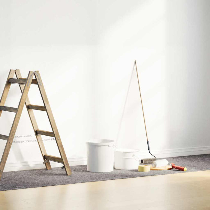 Lâne antiderapante pentru vopsitori 2 buc 10 m 280 g/m² Gri WALTI