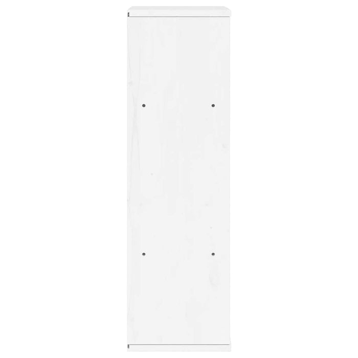 Dulap lateral „ODDA” alb 40x24x79 cm, lemn masiv de pin WALTI