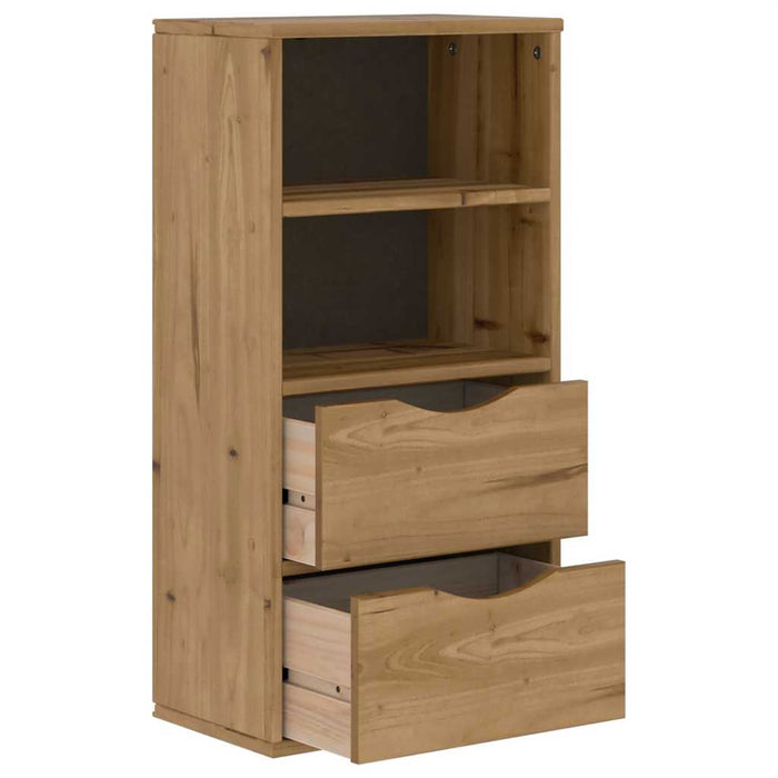 Dulap lateral cu sertare „ODDA” 40x24x79 cm lemn masiv de pin WALTI