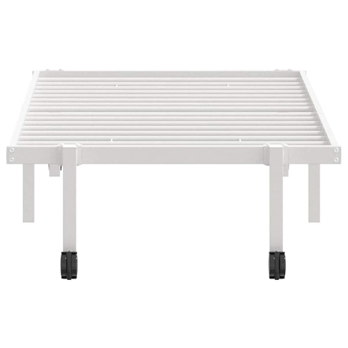 Cadru de pat fără saltea pliabil alb 80x200 cm oțel WALTI