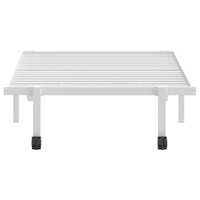 Cadru pat fără saltea pliabil alb 90x200 cm oțel - WALTI WALTI