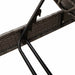 Șezlong cu perne gri 55x200x25,5 cm, poliratan - WALTI WALTI