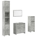 Set mobilier de baie, 4 piese, gri beton, lemn compozit - WALTI WALTI