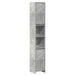 Set mobilier de baie, 4 piese, gri beton, lemn compozit - WALTI WALTI