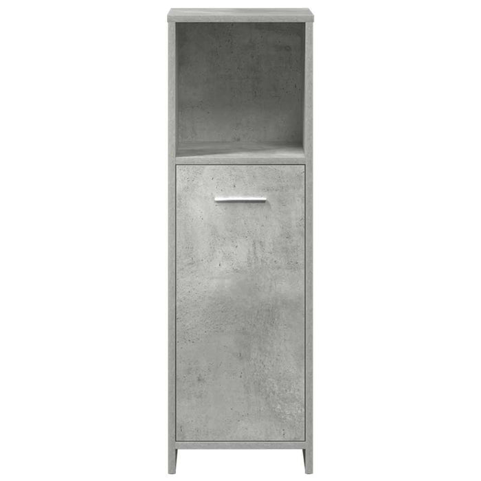 Set mobilier de baie, 3 piese, gri beton, lemn compozit - WALTI WALTI