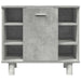Set mobilier de baie, 3 piese, gri beton, lemn compozit - WALTI WALTI