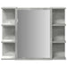 Set mobilier de baie, 3 piese, gri beton, lemn compozit - WALTI WALTI