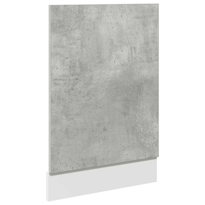 Set dulapuri de bucătărie, Lyon, 7 piese, gri beton, lemn compozit WALTI