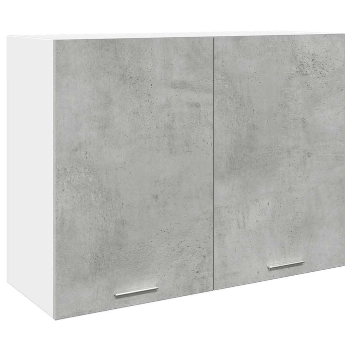 Set dulapuri de bucătărie, Lyon, 7 piese, gri beton, lemn compozit WALTI