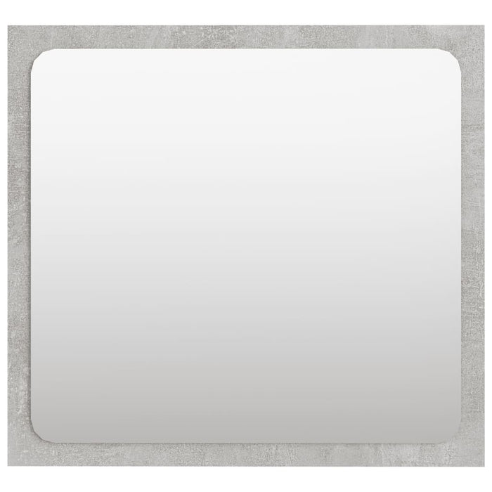 Set mobilier de baie, 3 piese, gri beton, lemn compozit WALTI