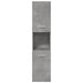 Set mobilier de baie, 3 piese, gri beton, lemn compozit - WALTI WALTI