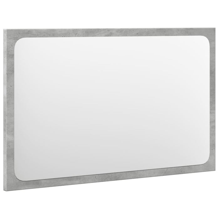 Set mobilier de baie, 4 piese, gri beton, lemn compozit WALTI