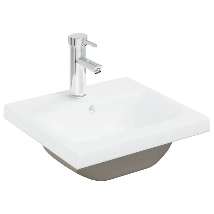 Set mobilier de baie, 3 piese, gri beton, lemn compozit - WALTI WALTI