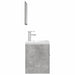 Set mobilier de baie, 3 piese, gri beton, lemn compozit - WALTI WALTI