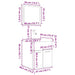 Set mobilier de baie, 3 piese, gri beton, lemn compozit - WALTI WALTI