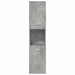 Set mobilier de baie, 5 piese, gri beton, lemn prelucrat - WALTI WALTI