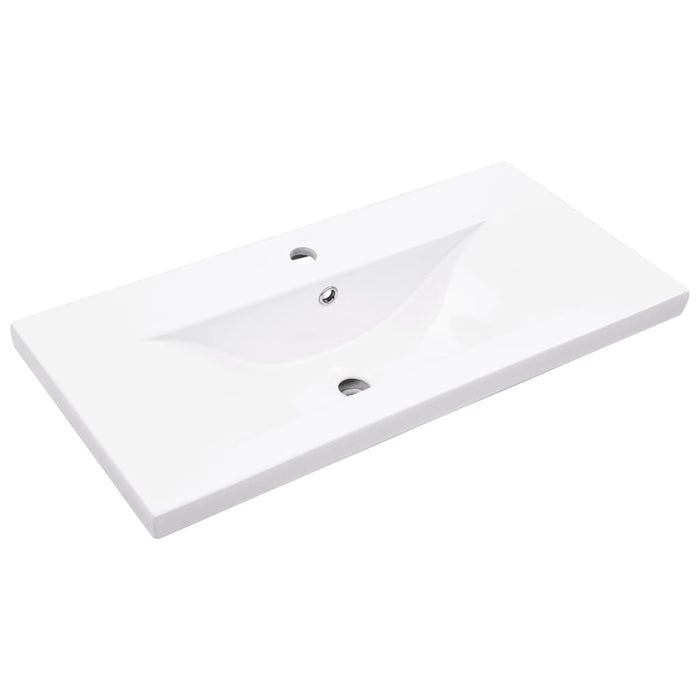 Set mobilier de baie, 2 piese, gri beton, lemn compozit WALTI